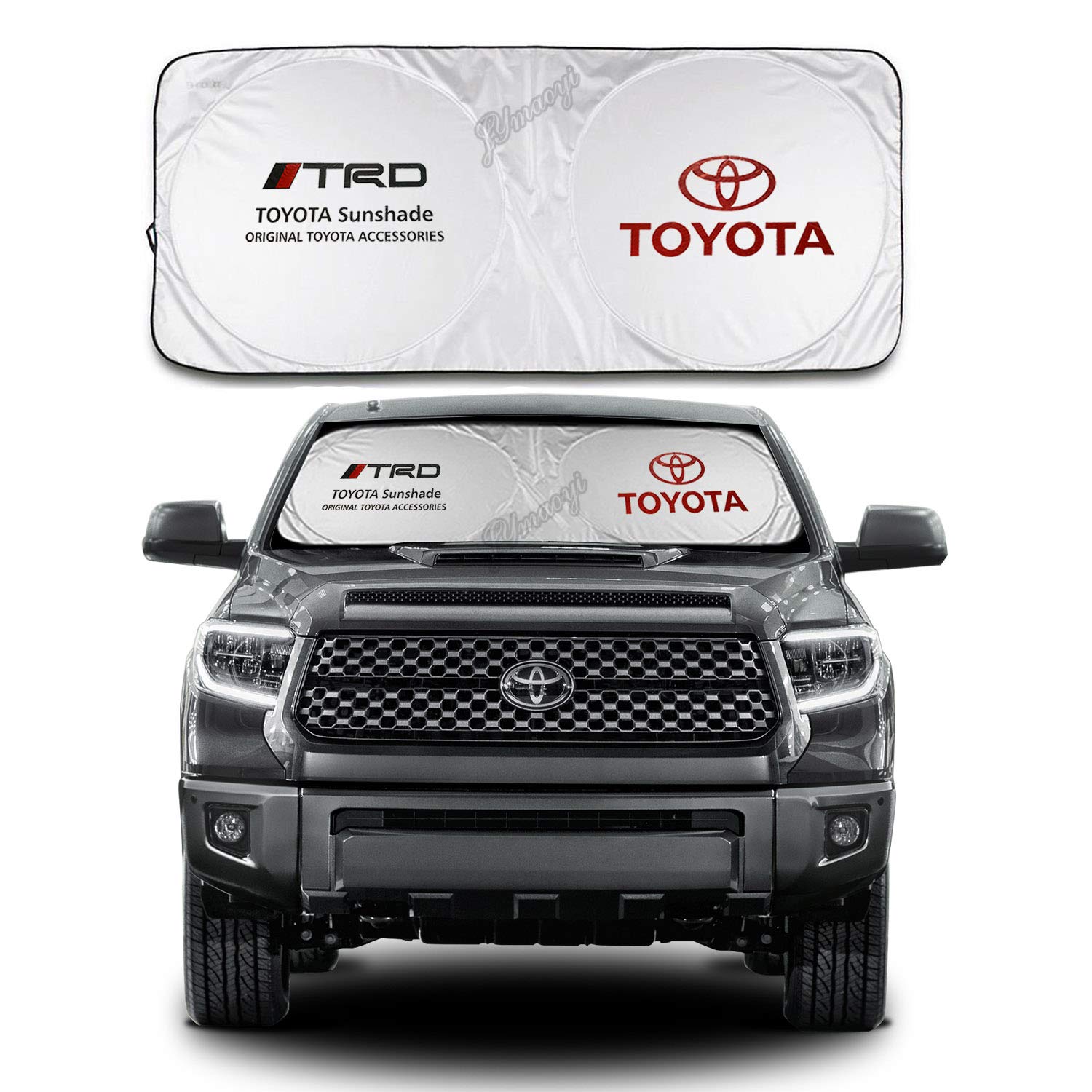 Car Sunshade TRD Windshield Visor Cover Car Window Sun Shade UV Protect