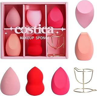 COSTICA - Juego de 6 esponjas de maquillaje, ...