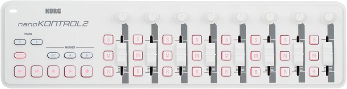 Korg, controlador midi de 1 tecla (NANOKON2WH), blanco