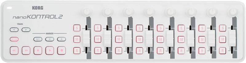 Korg, controlador midi de 1 tecla (NANOKON2WH), blanco