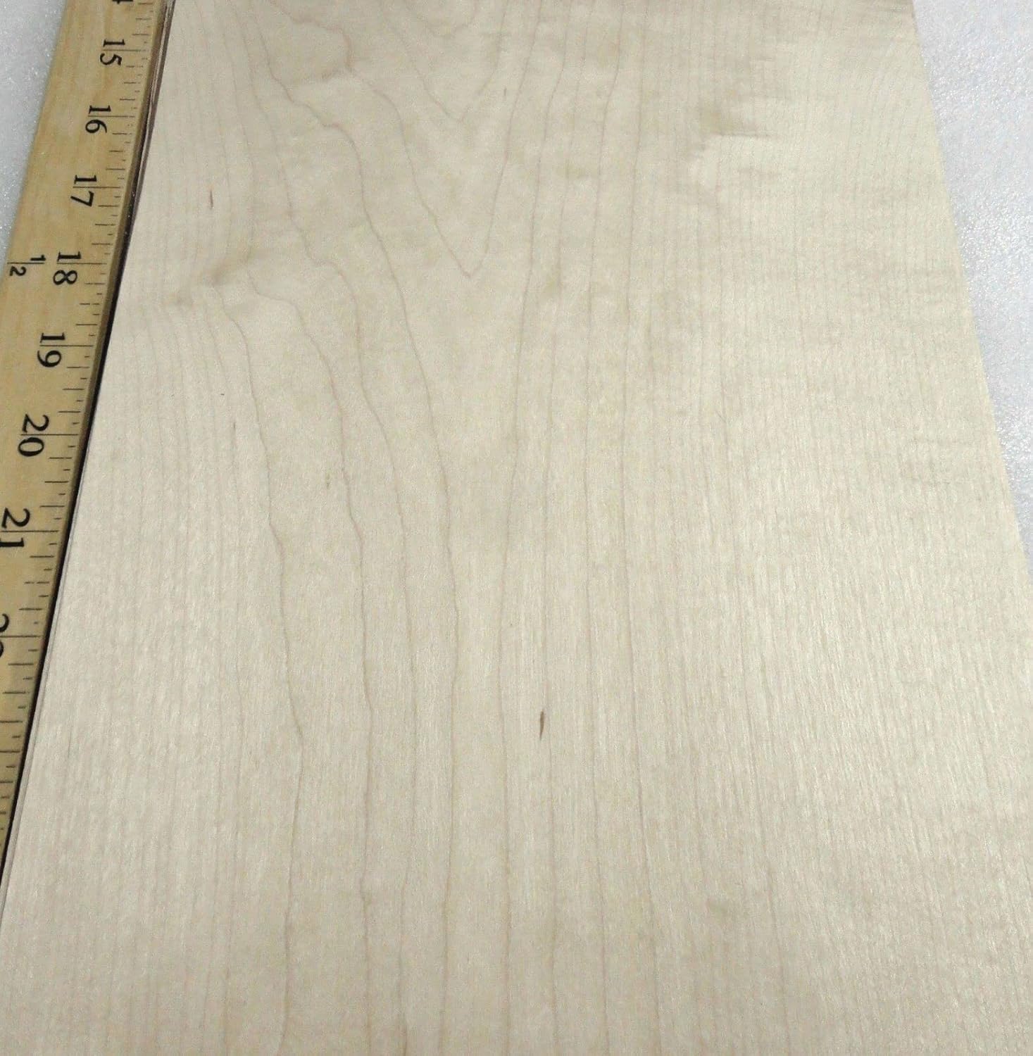 Maple Wood Veneer 8" x 12" raw with no Backing 1/42" Thickness A Grade Quality