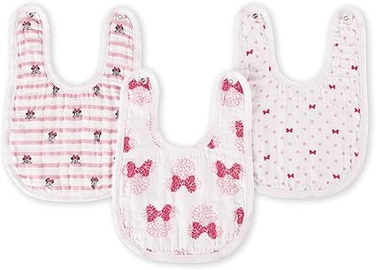 Amazon Aden By Aden Anais エイデン バイ エイデンアンドアネイ 日本正規品 モスリンコットン Disneyリトルビブ3枚入り Graphic Minnie Adisn0j スタイ よだれかけ ビブ ベビー マタニティ 通販