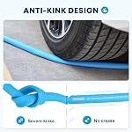 Kohree 50FT RV Tuyau d'eau, 5/8.00 Tuyaux d' eau potable avec couvercle résistant à l'abrasion et raccords ergonomiques en aluminium Grip, sans plomb, sans évier, tuyau de jardin flexible pour jardin Camper