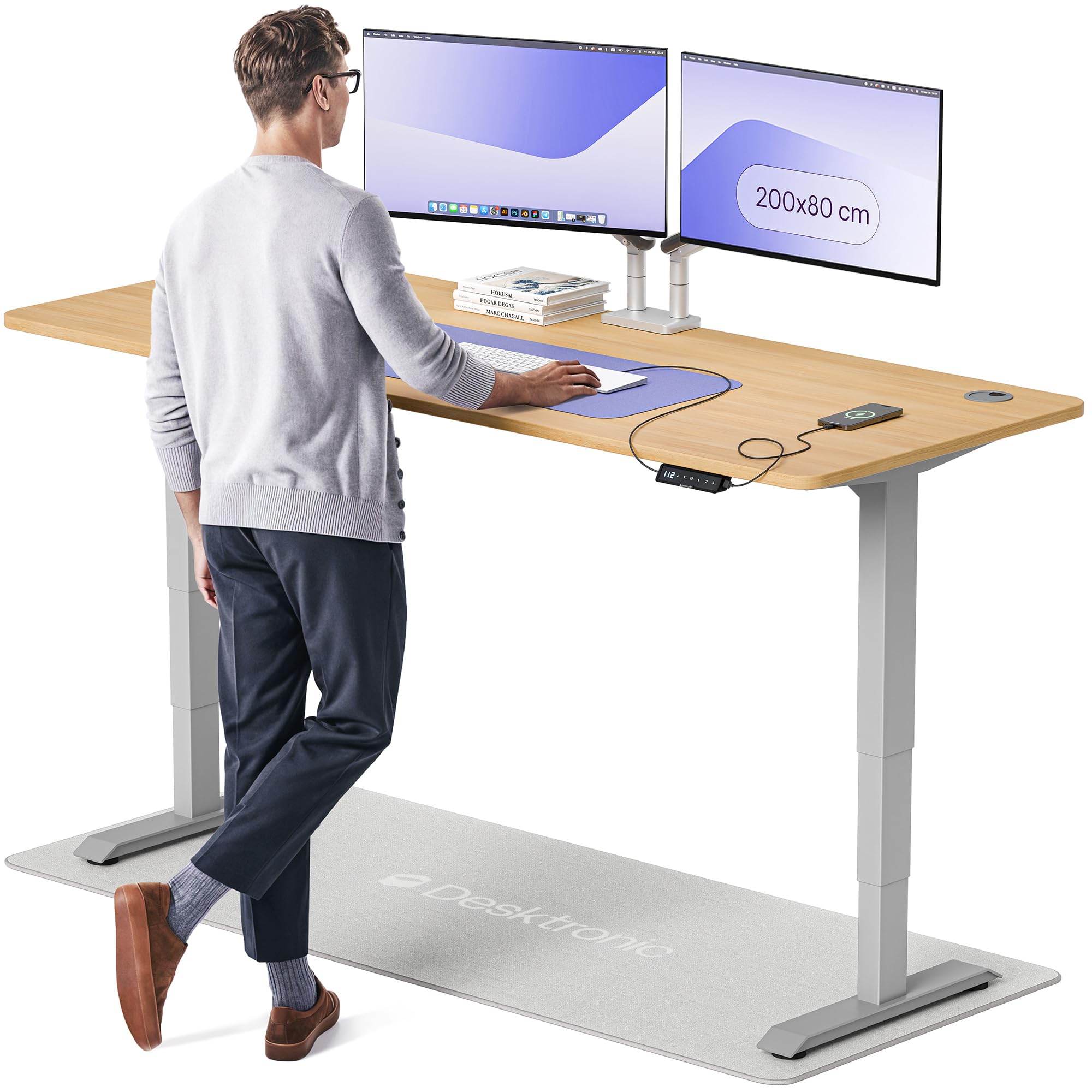 Manuel d'utilisation du bureau électrique réglable en hauteur JUMMICO (modèle 0183