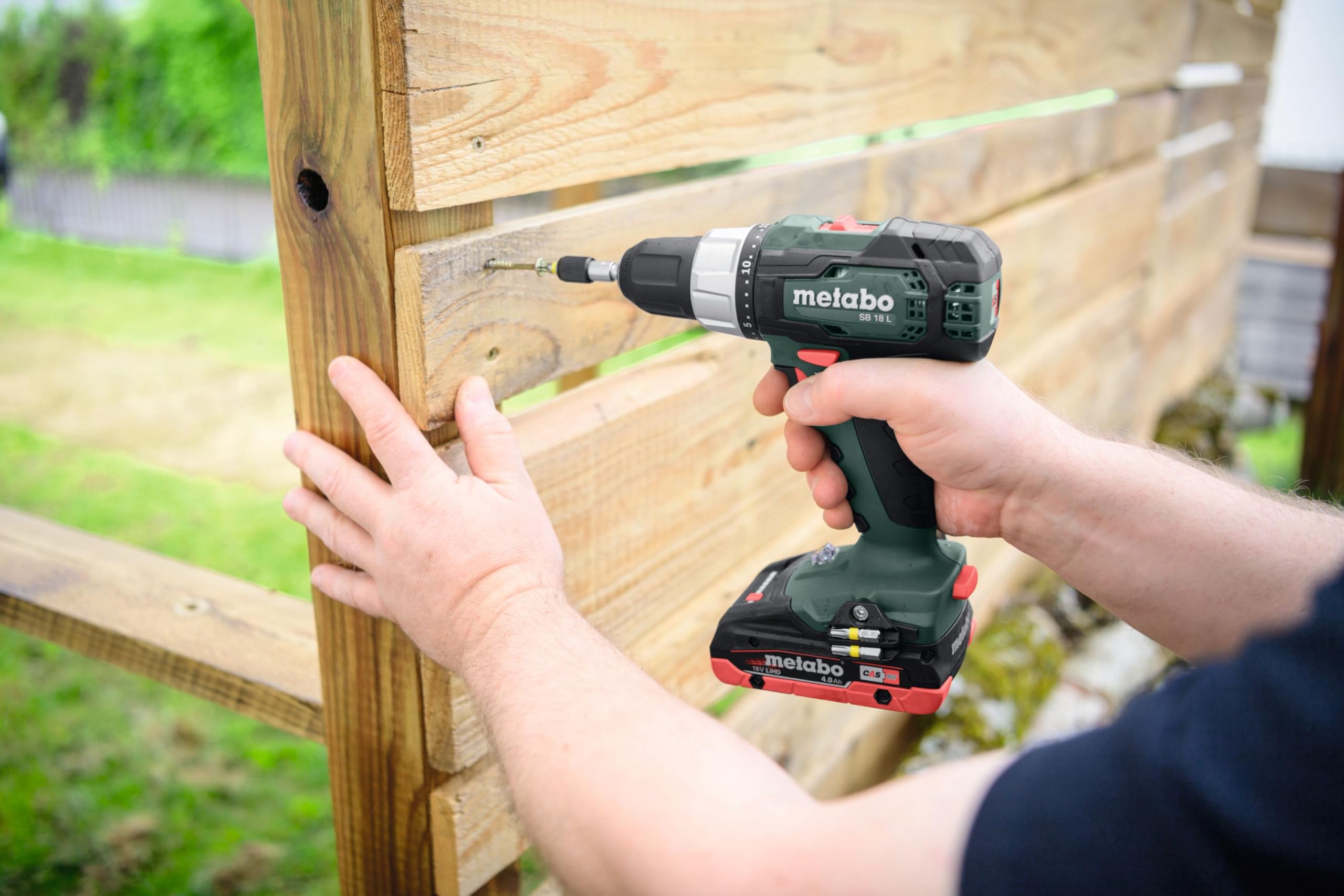 metabo Combo Set 2.8.6 18V, Taladro Percutor SB 18 L y Atornillador SSD 18