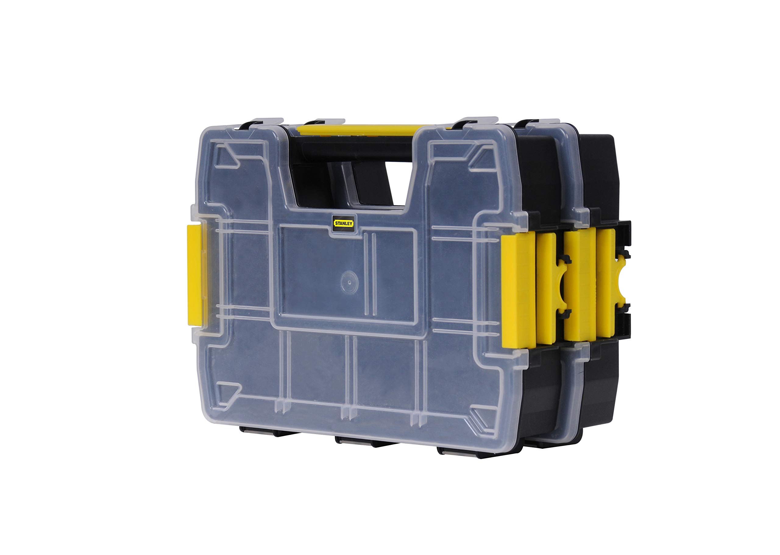 Stanley Stst1-80151 Servante Porte Outils 3 En 1 - Boite À Outils Détachable 45 Cm - 18Cm & Stst1-71197 Sort master Organiseur Empilable - Dimensions: 29 x 13 x 21 cm - Couvercle en Plastique Renforcé