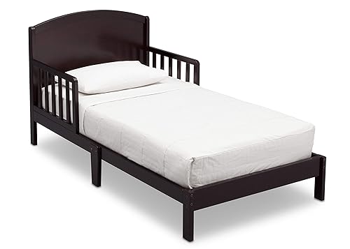 Delta Children Abby - Cama para niños pequeños certificado Greenguard Gold chocolate oscuro
