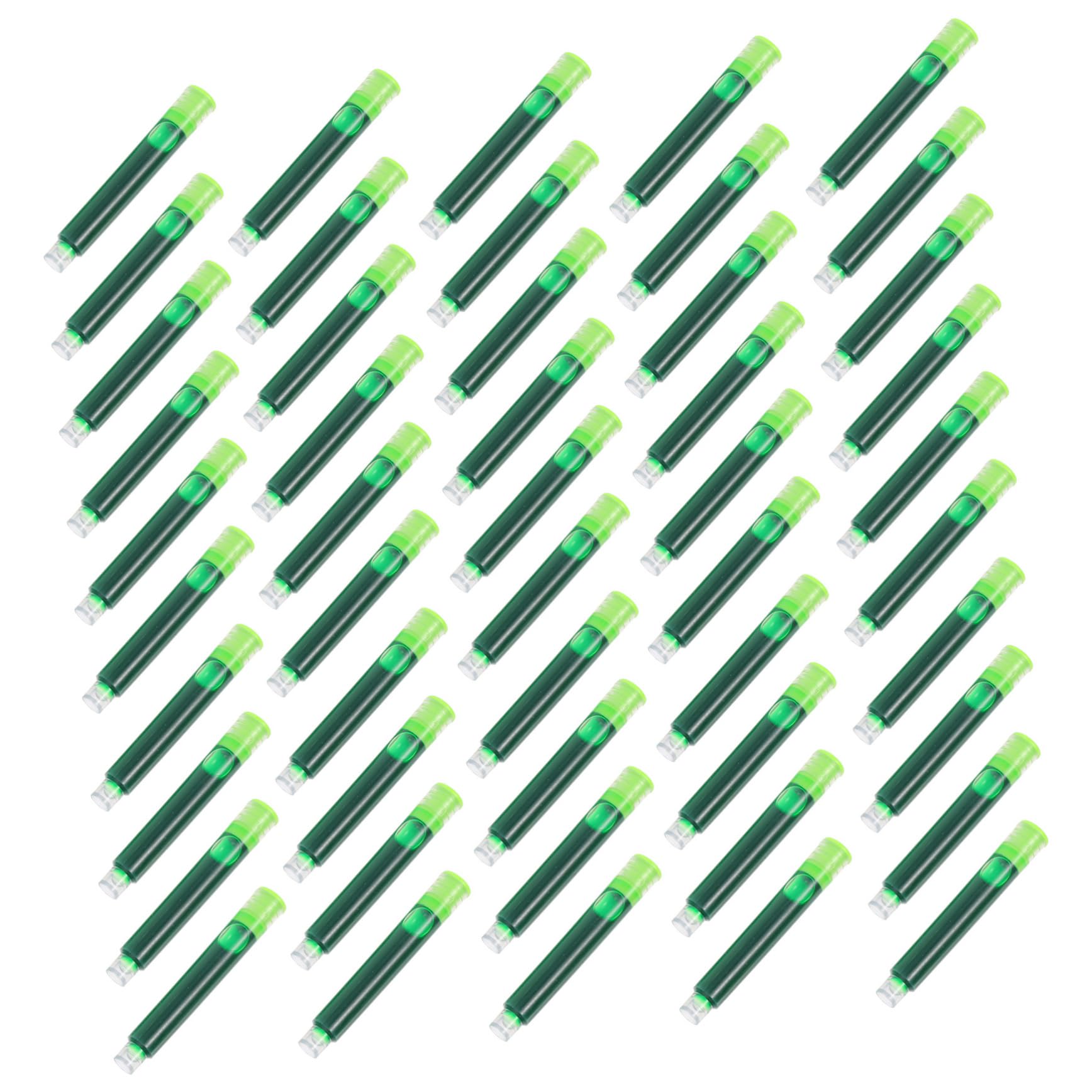 LALAFINA 150pezzi Ricariche Colorate Per Stilografiche Inchiostro Cancellabile Accessori Per Cancelleria Studentesca Facile Installazione e Uso Ergonomico