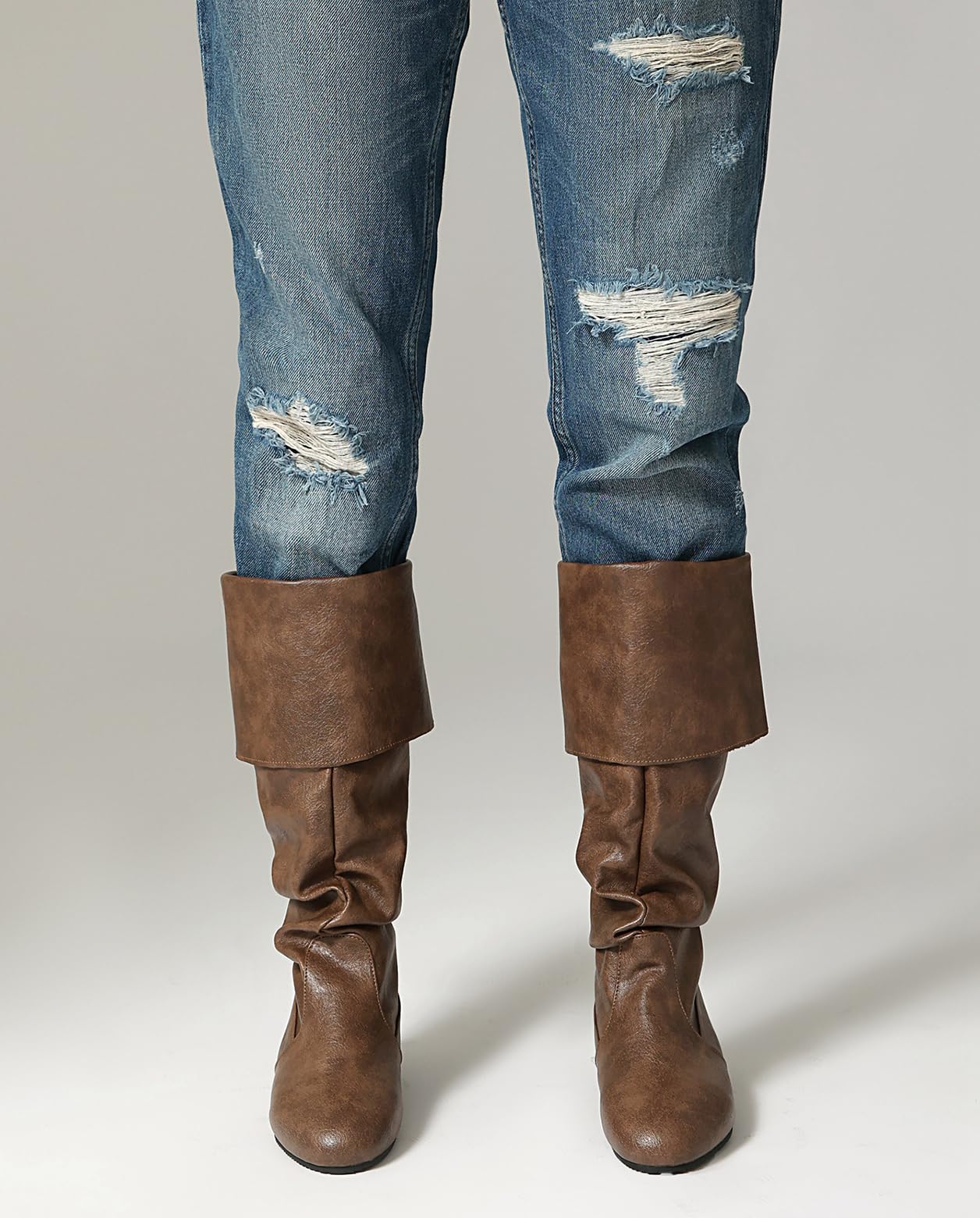 Unisexoo Cosplay Botas Plano