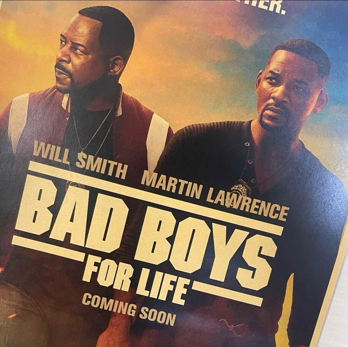 BAD BOYS バッドボーイズ　映画　非売品ポスター　1995年　ウィルスミス BAD BOYS バッドボーイズ 映画 非売品ポスター 1995年 ウィルスミス