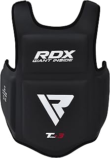 RDX Körperschutz Boxen Kampfsport Körperschutzweste Kampfweste Taekwondo Körperpanzer Bauchschutz(MEHRWEG)