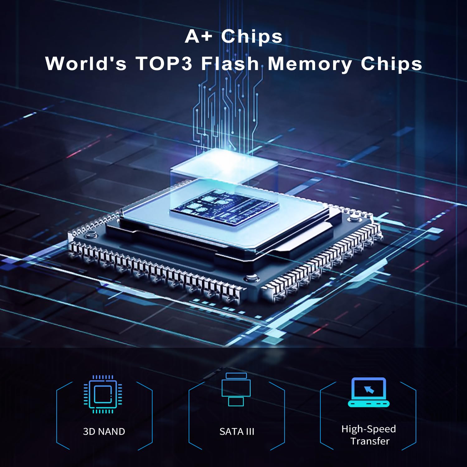 Aiibe Unità SSD interna SATA III da 256 GB, 256 GB, SSD da 2,5", interno fino a 550 MB/s, per computer portatile, colore: nero