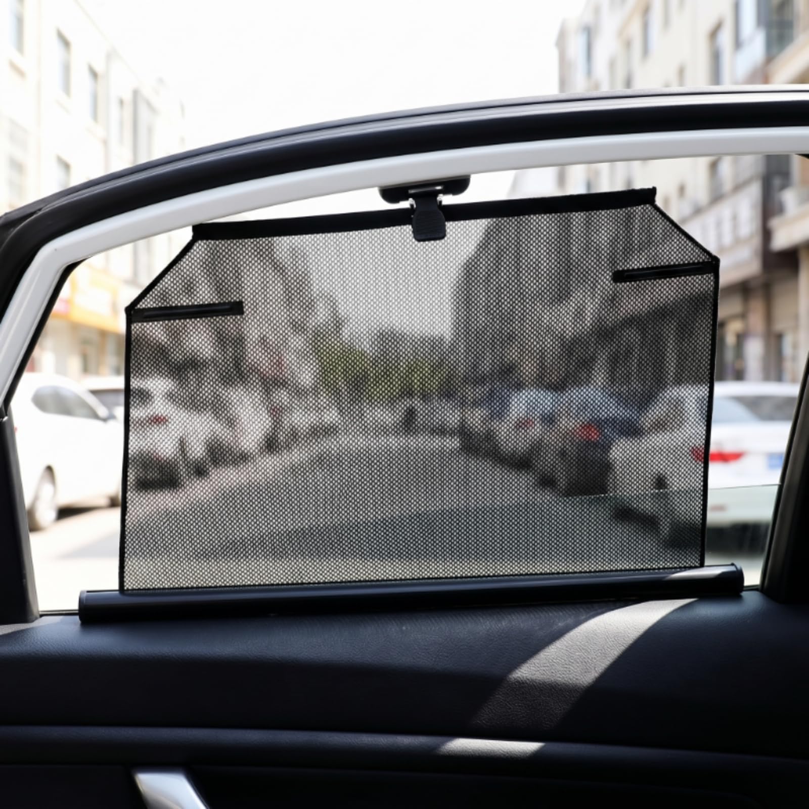 Cortina para Ventana de Auto Cortina Parasol Automotriz Cubierta de Ventana Automática Visera Lateral Retráctil, Copiloto, Lado Derecho, 1 Pieza