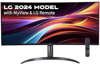 LG ウルトラワイドモニター　34SR65QC-W 2024 LG MyView Smart Monitor ｜34SR65QC｜仕事も、遊びも