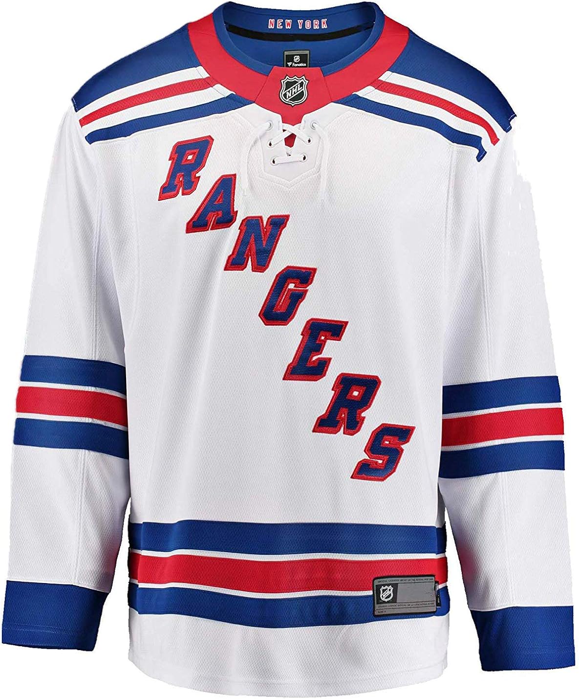 OuterStuff New York Rangers Blank White Kids Away Premier Jersey (47