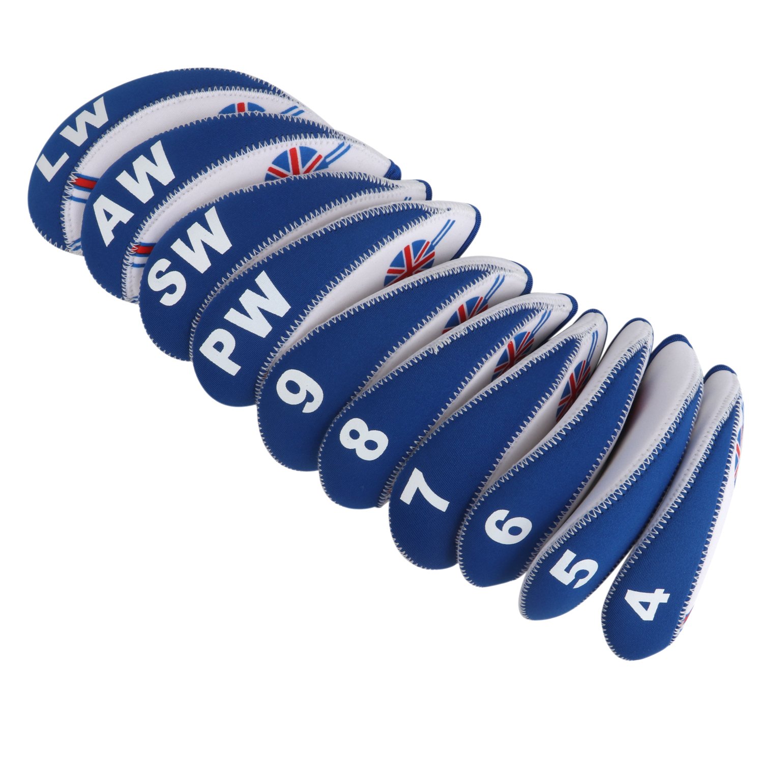 Tourbon Golf Club Fundas de Hierro Casco para Titleista, Callaway, Ping – Juego de 10