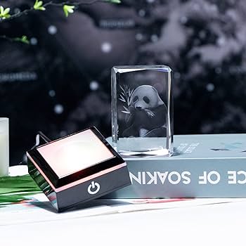 レトロ、アンティークのパンダさん　お花柄のガラスの置物　2点 Amazon.co.jp: Qianwei パンダ ギフト 女の子 女性 かわいい 3D