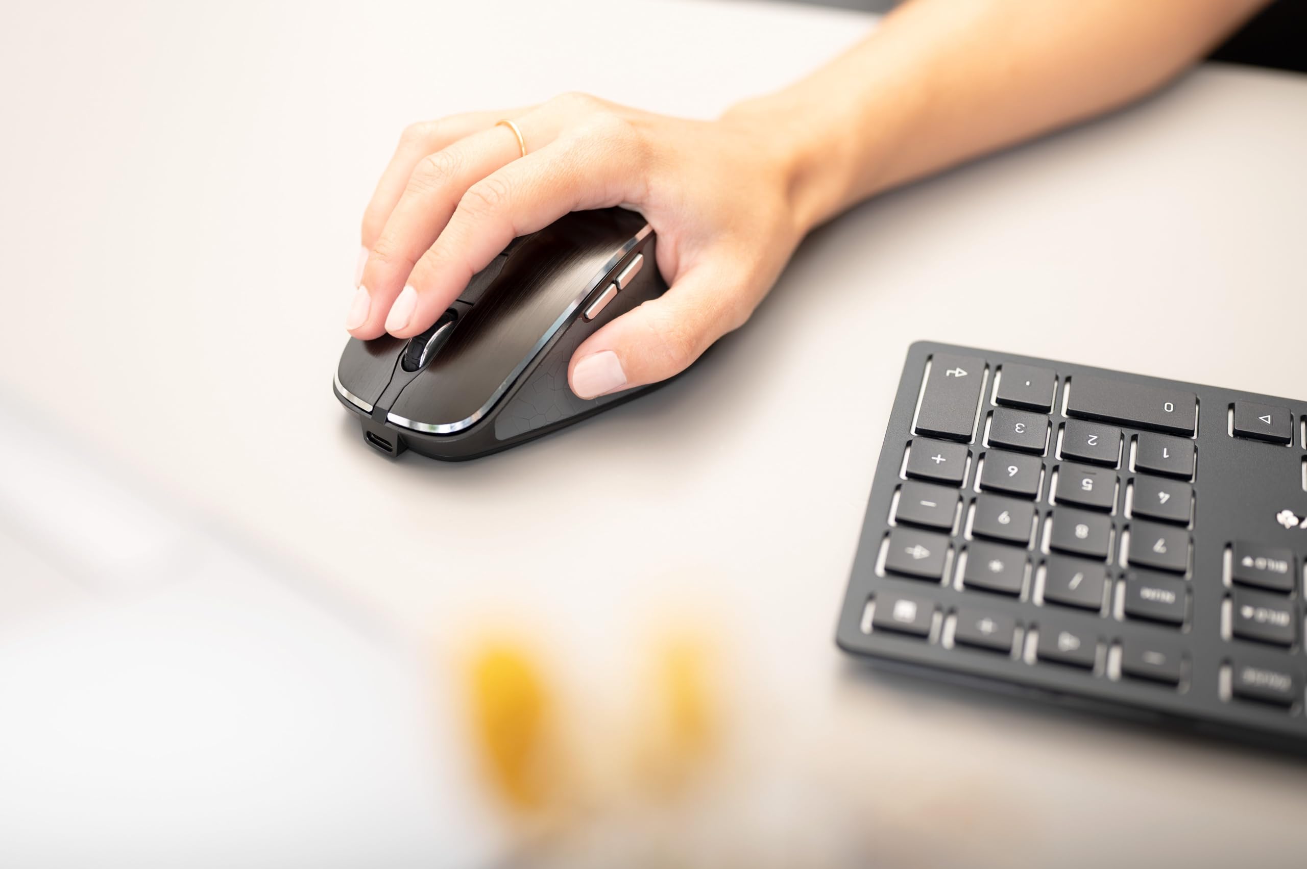 CHERRY DW 9500 Slim, Kabellose Tastatur und Maus, Deutsch QWERTZ, Schwarz