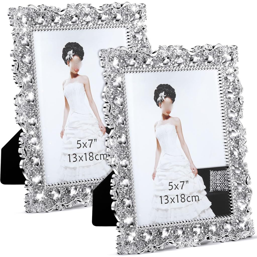 MOBYGKFY 2 Pack Decorative Picture Frame Desktop Display Home Decor Table Pendulum
