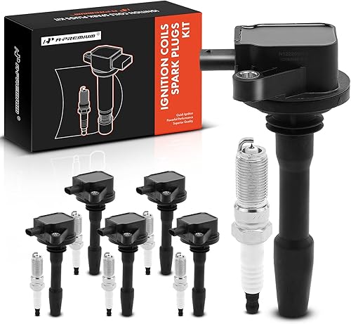 A-Premium Set of 12 Ignition Coil Pack and Iridium Spark Plugs Compatible with F