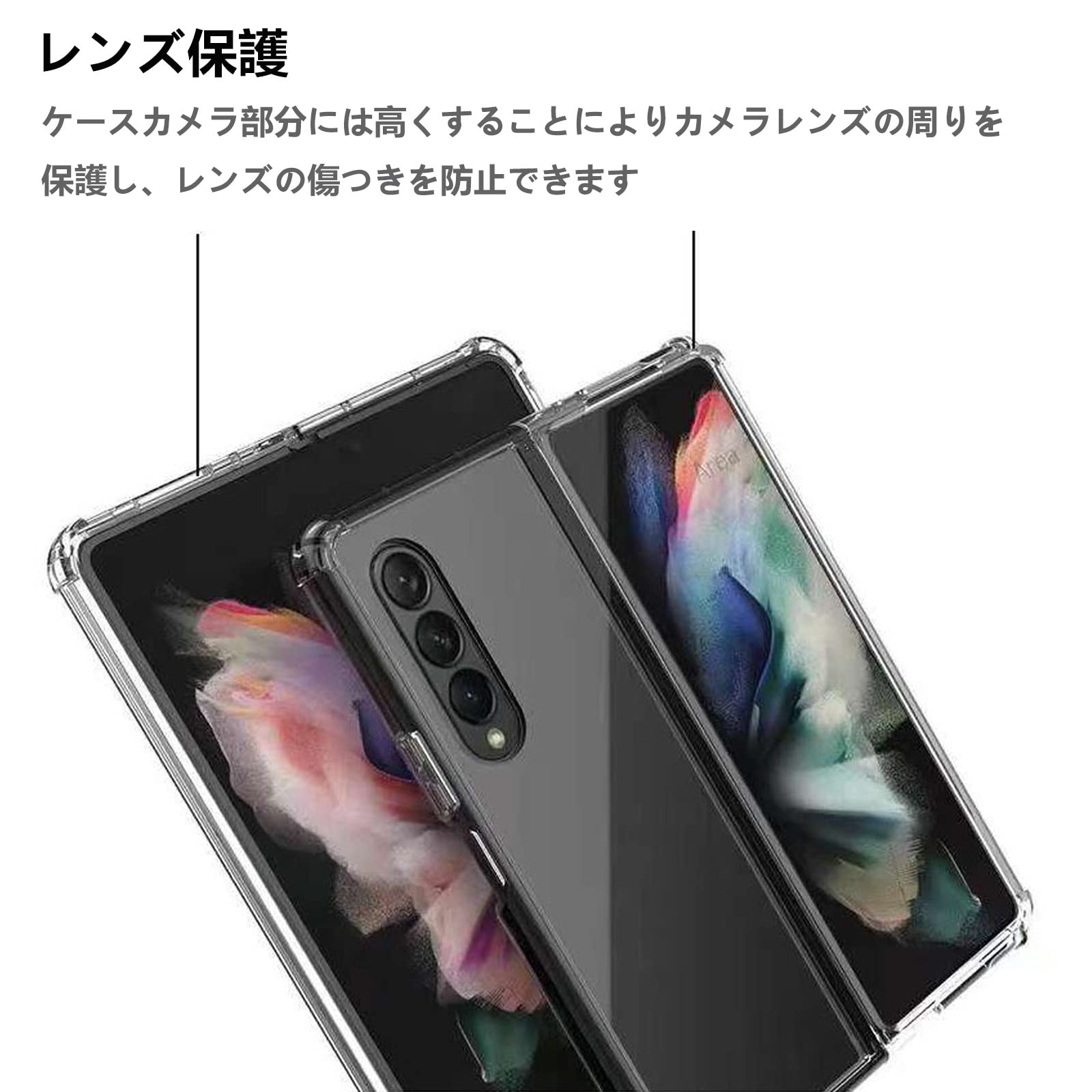 Amazon.co.jp: Galaxy Z Fold3 5G ケース サムスン ギャラクシー