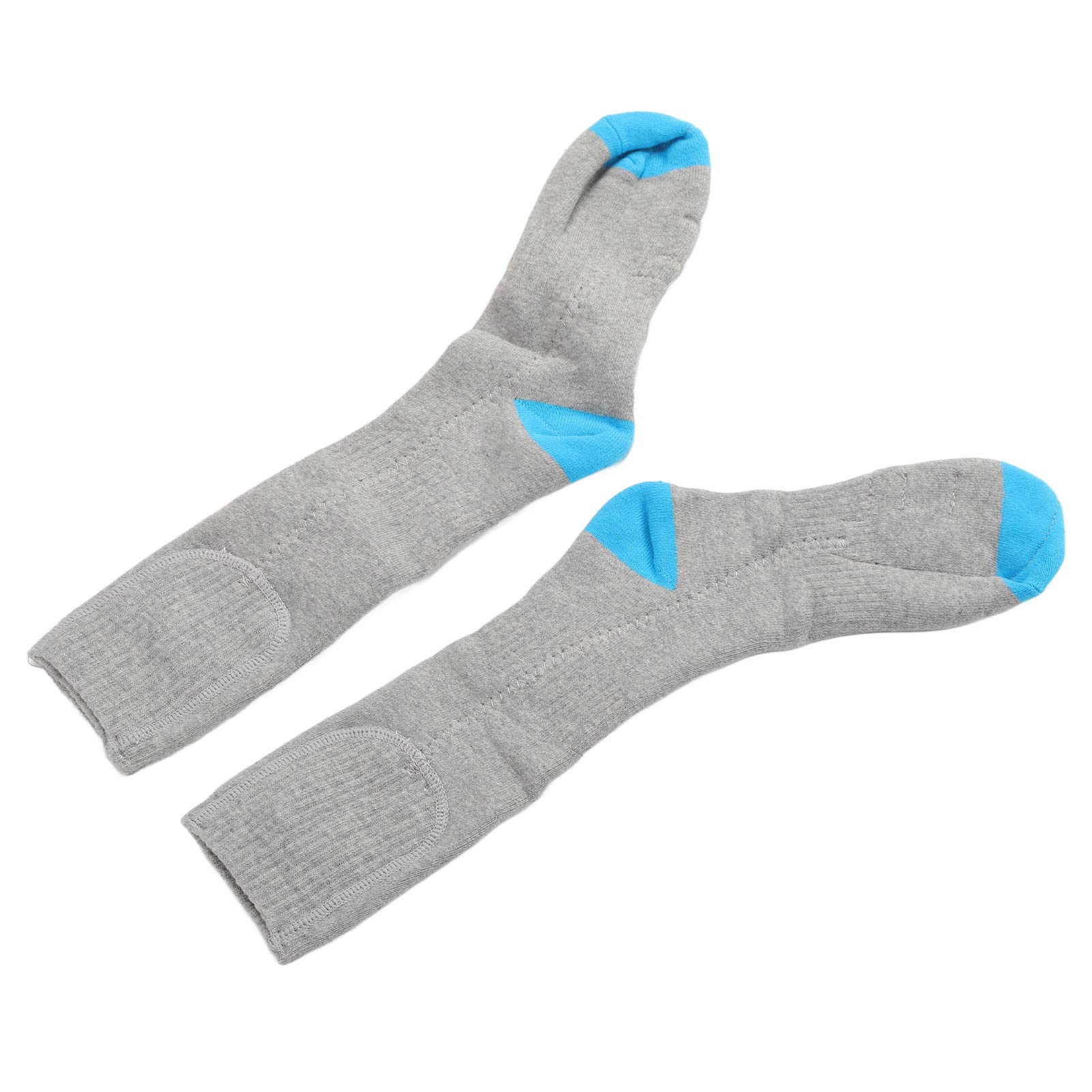 Calcetines calefactores eléctricos, temperatura ajustable de 3 velocidades para personas al aire libre, alta elasticidad, lavables, recargables a pilas