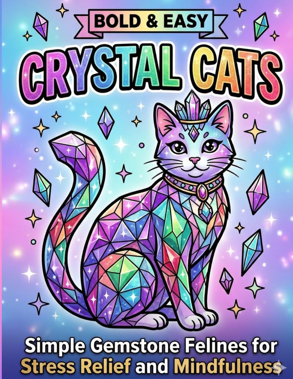 BOLD & EASY CRYSTAL CATS: SIMPLE GEMSTONE FELINES FOR STRESS RELIEF AND MINDFULNESS