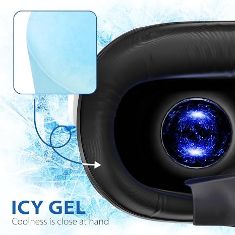 DESTEK Cooling Face Pad for Meta/Oculus Quest 2, Stops Overheating