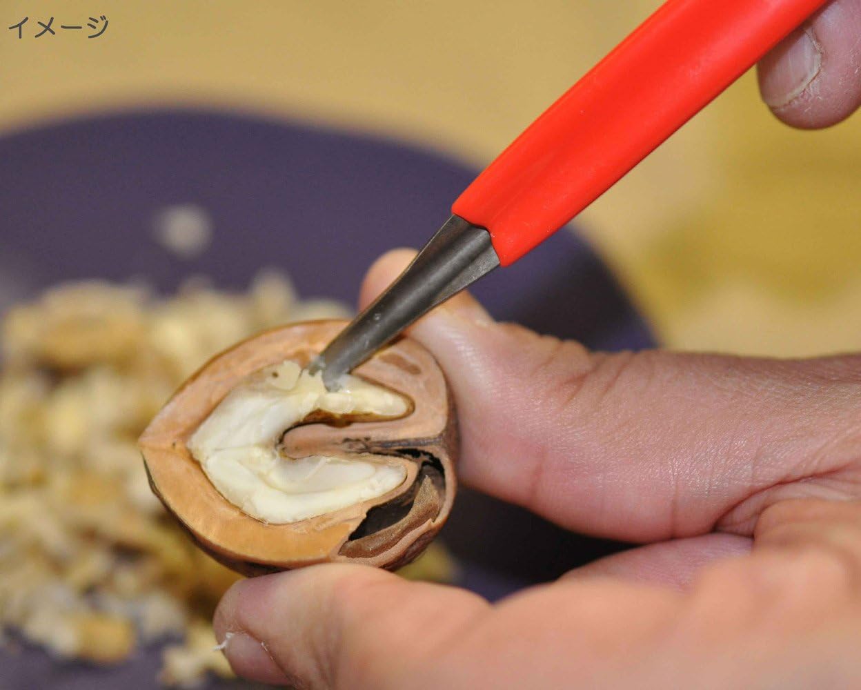 Furusawa Seisakusho Japanese Walnut Splitter with Hoji Walnut