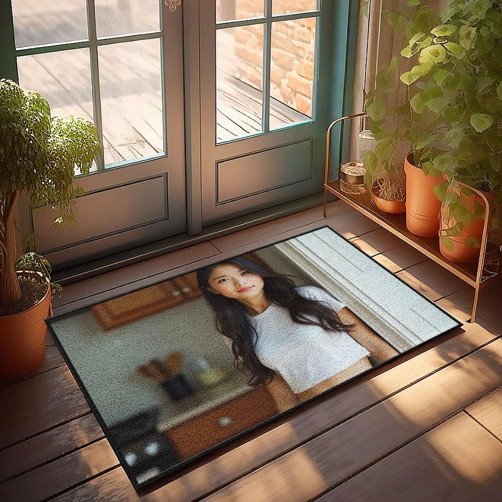 Tapis de couloir extérieur pour une cuisine moderne et propre