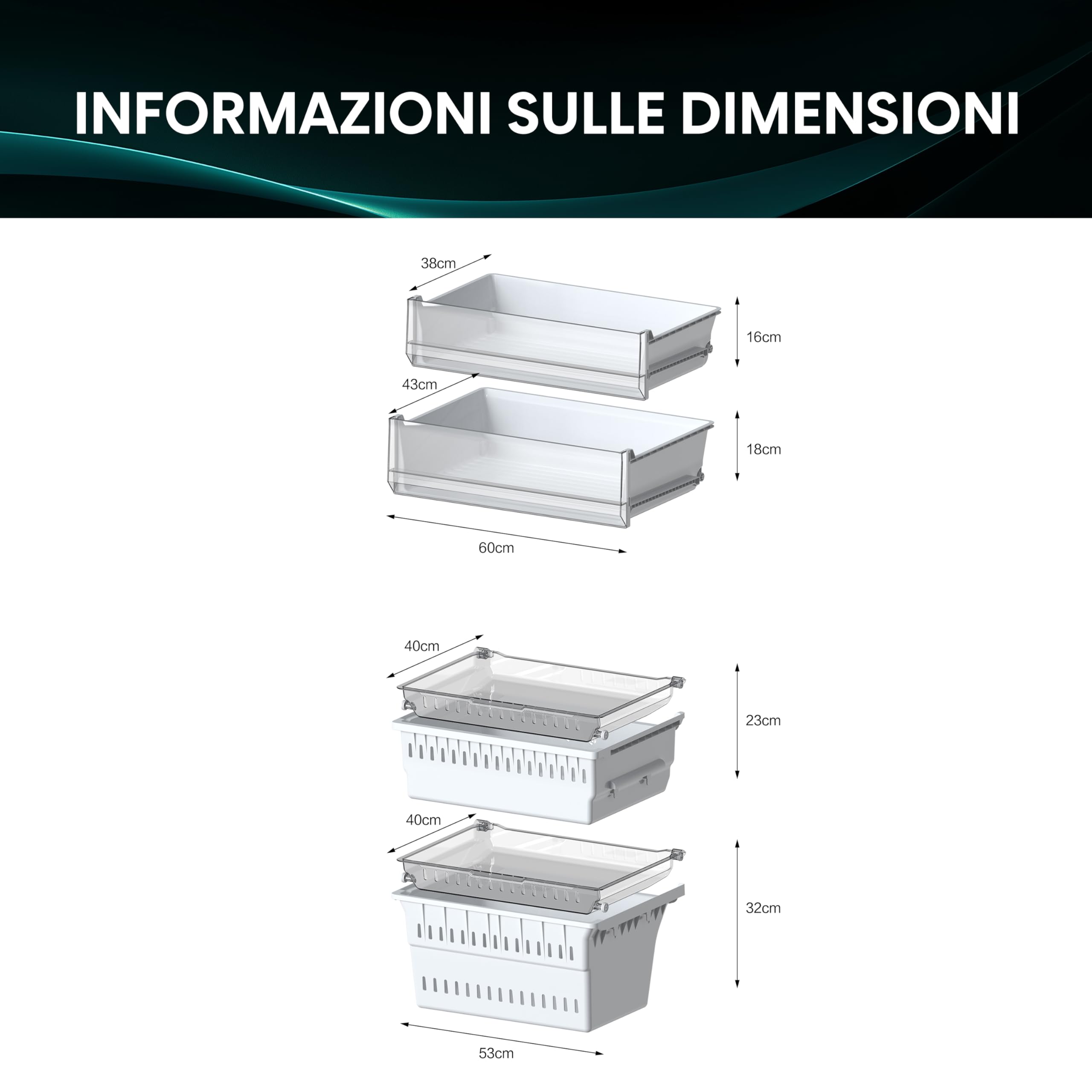 Hisense RF632N4WFE1 Frigorifero French Door, 485 Litri, Ridotta Profondità 70 Cm, Black, Metal cooling, Total No Frost, Classe Energetica E