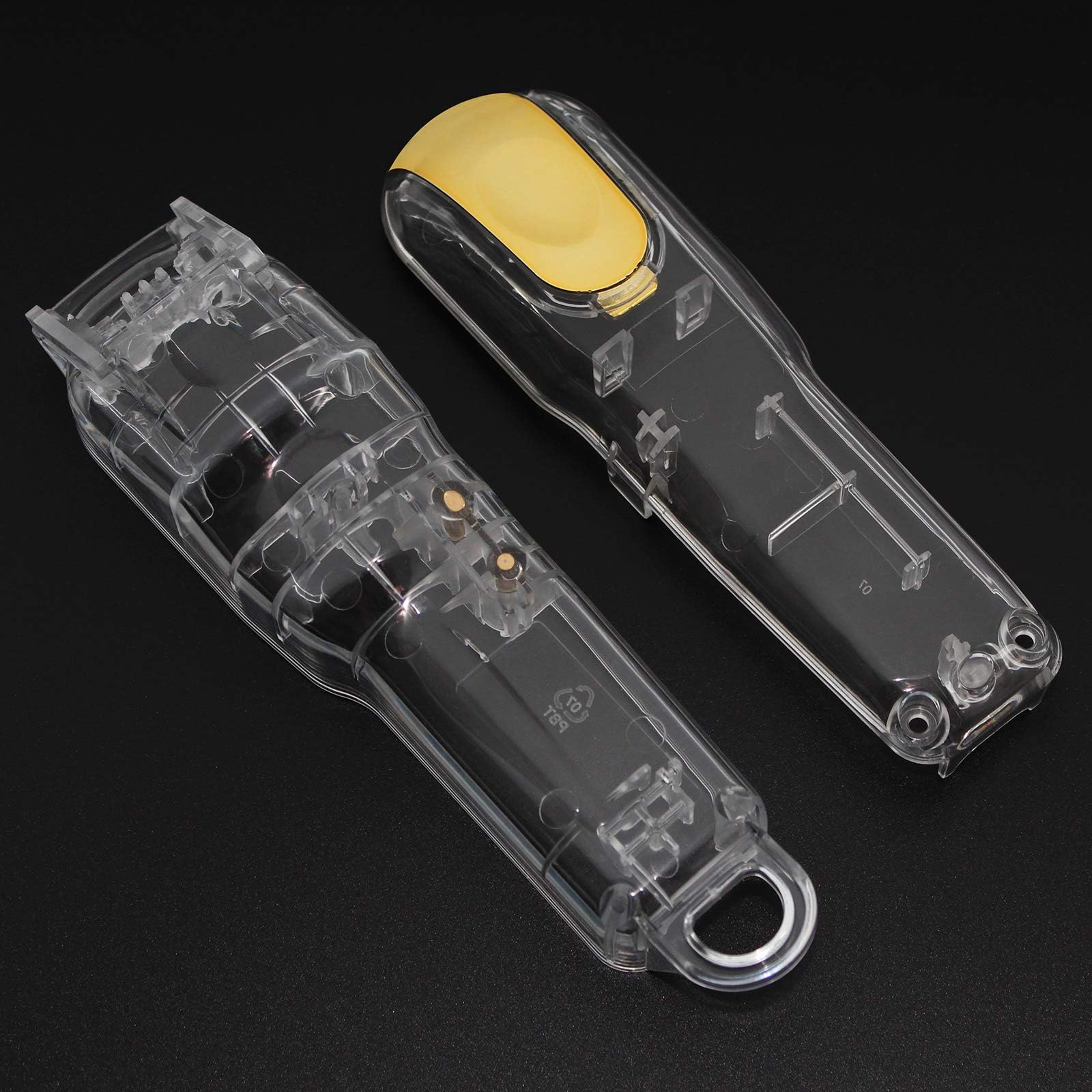 Anrom Hair Clipper Transparent Cover, DIY Replacement Clipper Protective Cover for Wahl 5 Star Magic Clip Clipper # 8148/8591 Clear Shell Case Top/