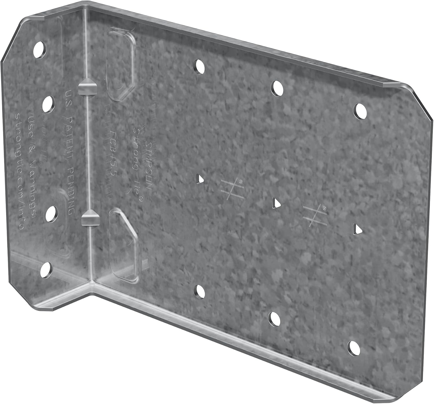 Simpson Strong-Tie FCB45.5-R25 FCB 5-1/2-in. Bypass Framing Fixed-Clip Connector (25-Qty)