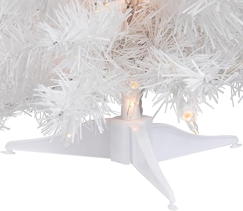 Miniatura 3 de Árbol de Navidad artificial mediano preiluminado, 18 pulgadas, luces transparentes