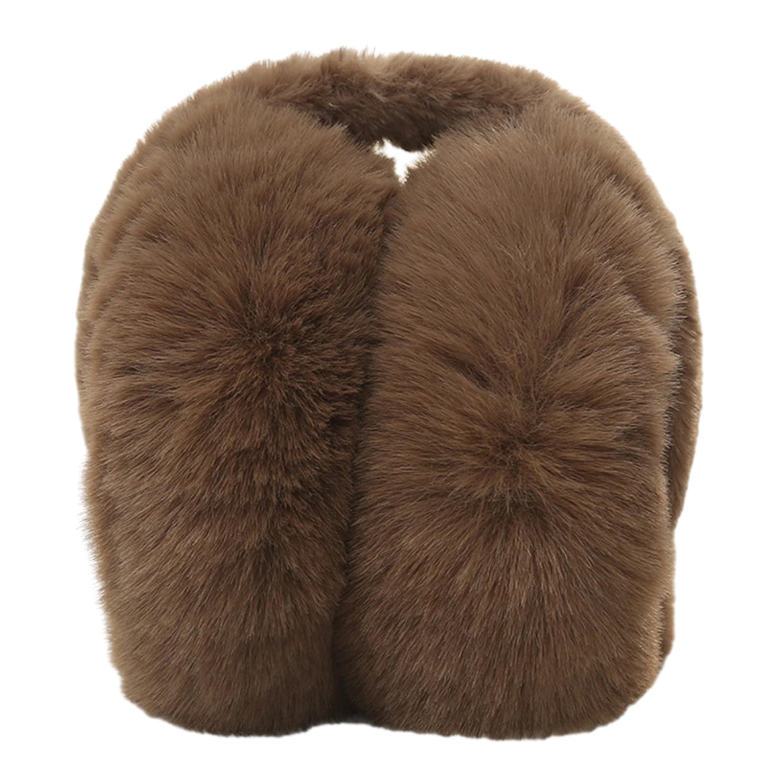Xinsheinelry Furry Ear Muffs For Adulut Women Men Unisex Ear Protectors Windproof Plush Earmuff For Kids Winter Warm Ear Warmers
