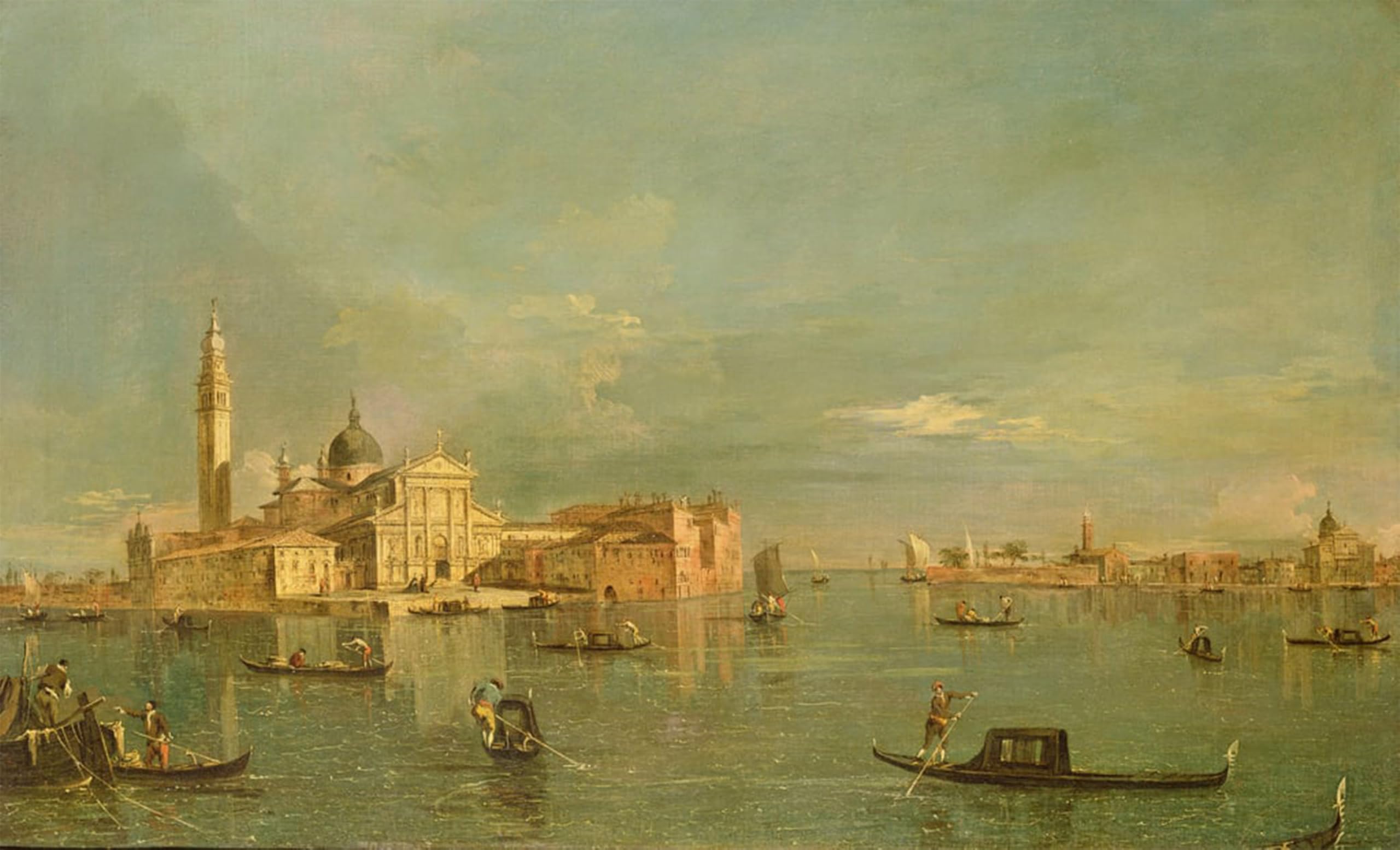 Graffiti Art Mural célèbre de Francesco Guardi impression de prestige