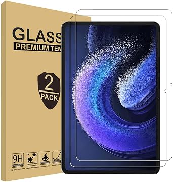 [2 Pack] Screen Protectors for Xiaomi Pad 6, Easy Installation Tempered Glass Film for Xiaomi Pad 6 Pro 2023 11 Inch [Tempered Glass] [ 9H Hardness][Scratch resistance] Screen Films for Xiaomi Pad