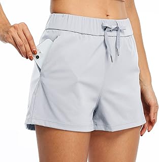 Willit Women's Yoga Lounge Shorts Hiking Active Running Workout Shorts Comfy Travel Casual Shorts with Pockets 2.5"