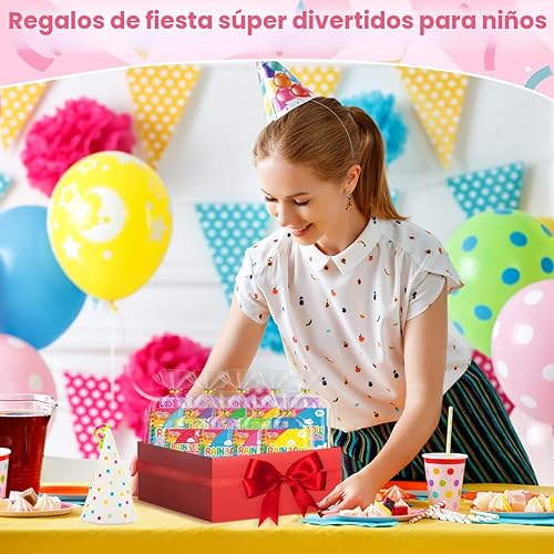 Miniatura 6 de Recuerdos de fiesta para niños paquete de 24 cuadernos de arte de rayas de arco iris, regalos para estudiantes, regalos de aula a granel para niñas