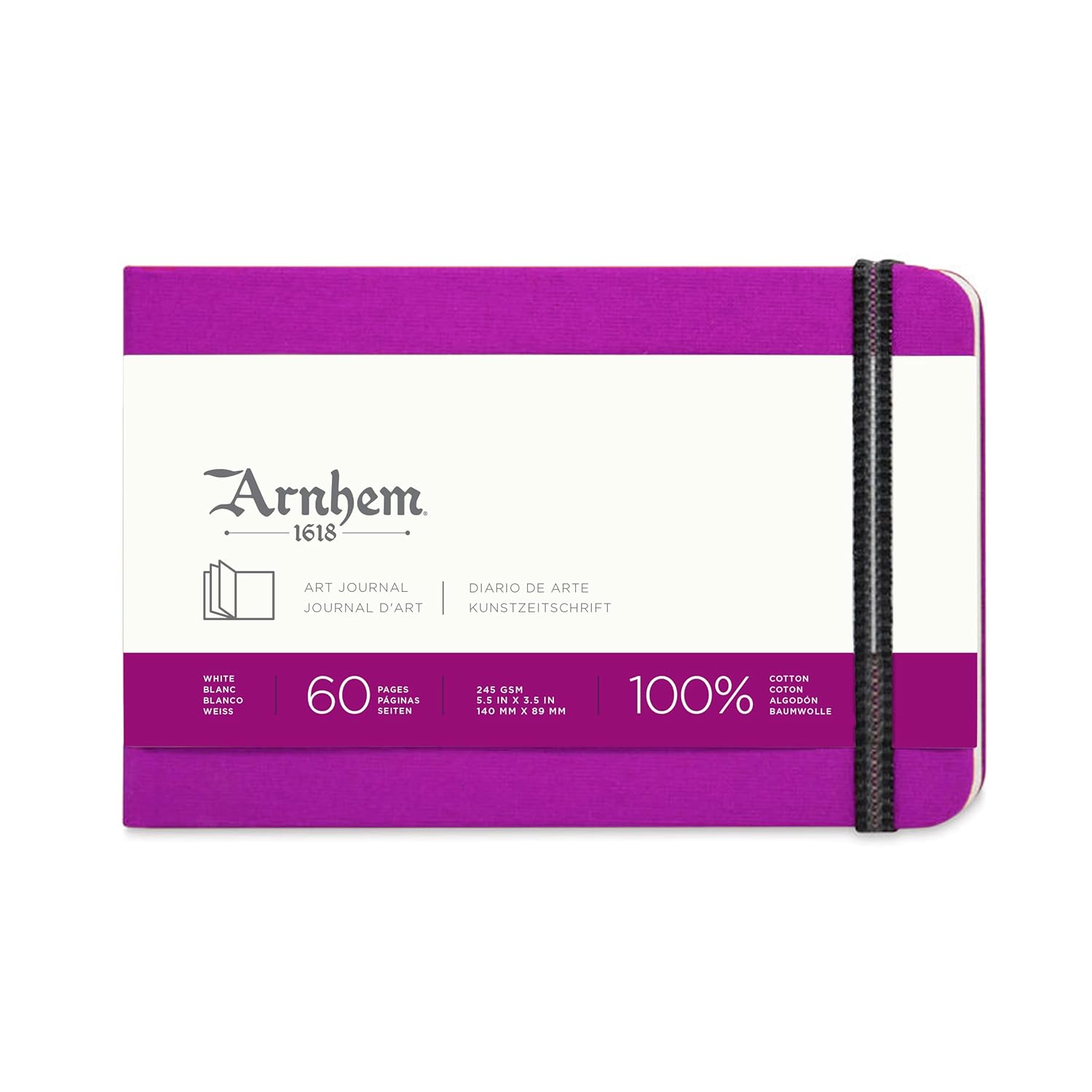 Arnhem 1618 Journal - Pocket Landscape, 5.5" x 5.5", 30 Sheets Vellum