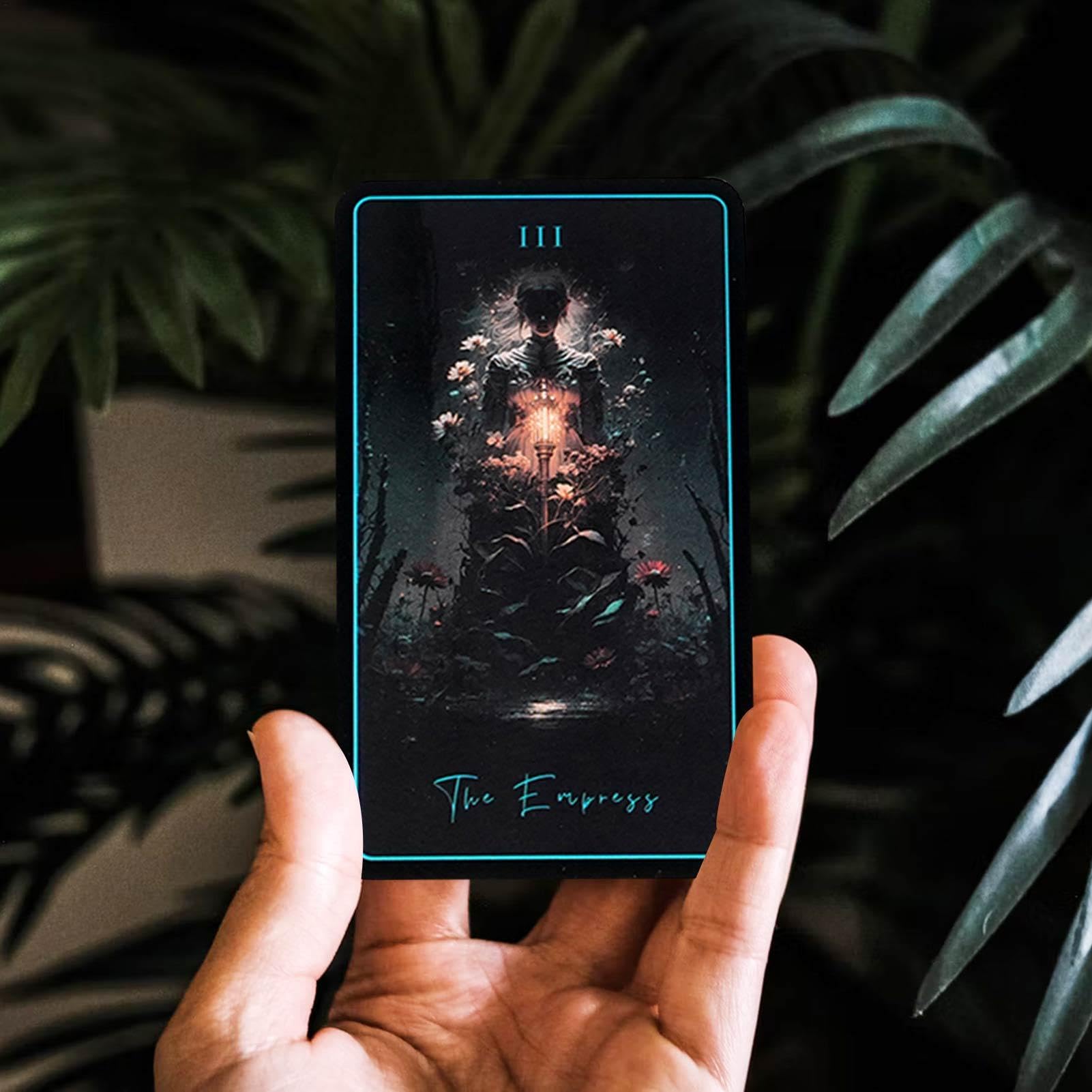 Sacred Kingdoms Tarot, Fortune Counting Deck Mystical Tarot Cards, Nowicjusz Tarot Divination Tools, 78 kart tarota, Pokład na karty duchowe, zaawansowana talia tarota