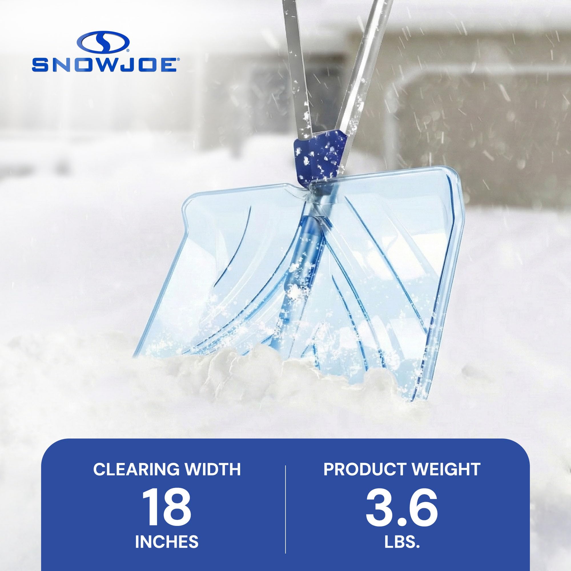 Amazon.com : Snow Joe SJ-SHLV02 Shovelution Ergonomic Snow Shovel
