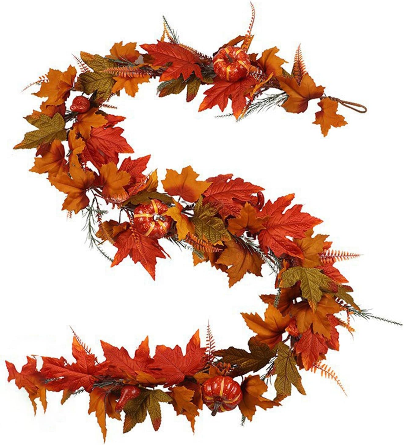 Bendable Thanksgiving Decoration Silk Garlands Not Needed Tools Customizable Homes Holiday Display Decors Home Decors