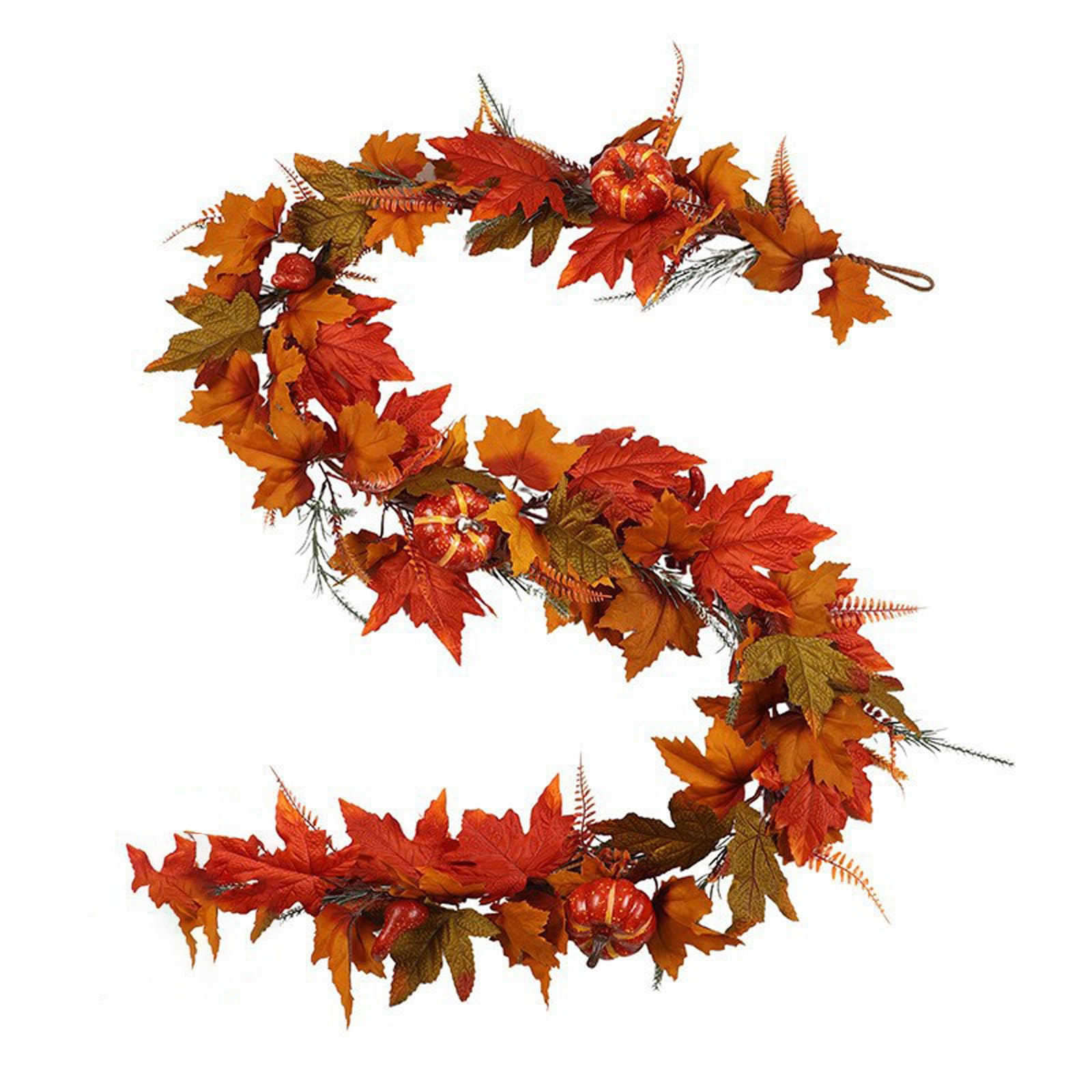 Jazuaiao A Thanksgiving Silk Garlands Door Window Embellishment For Various Celebration Flower
