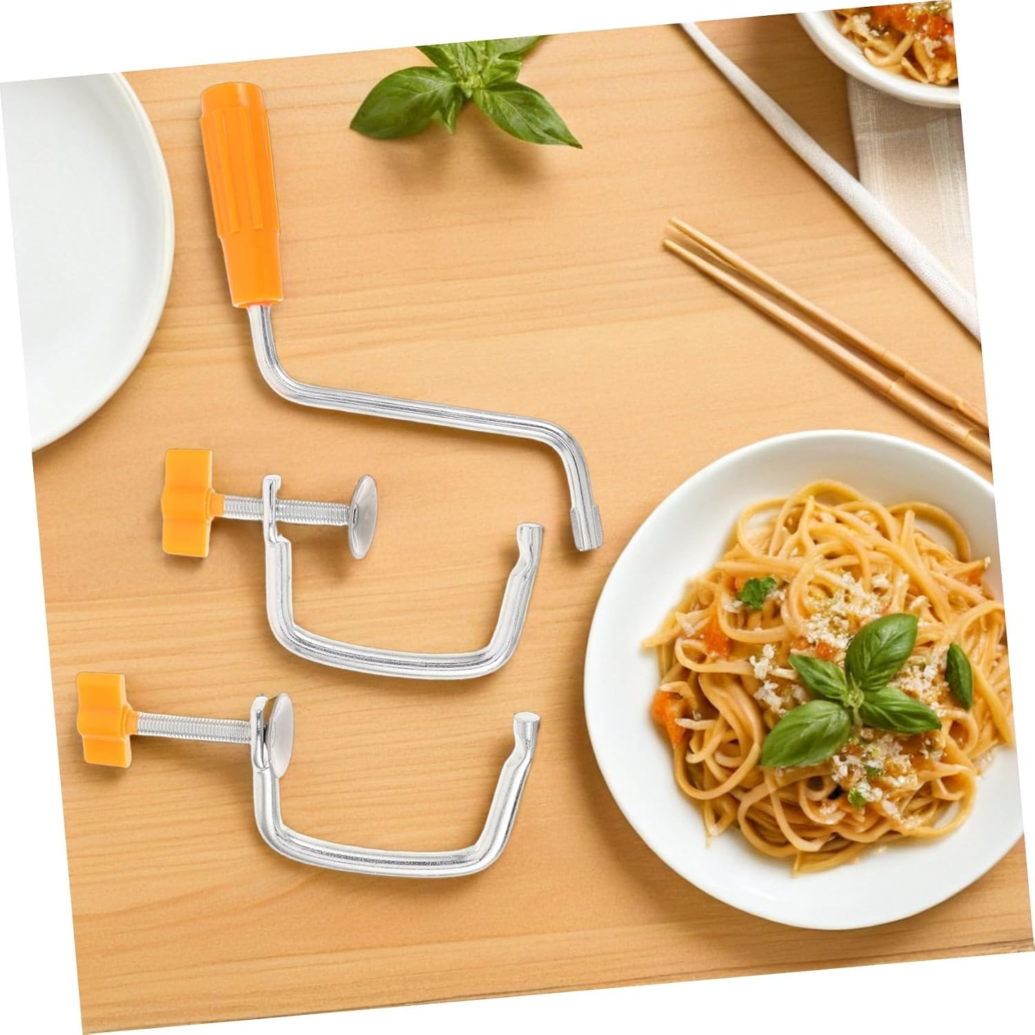 Pasta Machine Clamp Replacement Manual Noodle Maker Fixing Clip | Ferroalloy and Pp Build, Easy Installation Universal Fit, Stable Operation and Sturdy Support for Daily Use