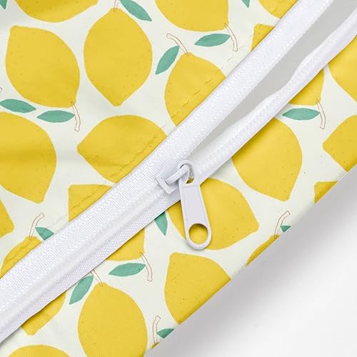 Miniatura 7 de zcyxuuw 2 piezas de bolsa húmeda, bolsa húmeda seca, bolsa húmeda para traje de baño, viaje, playa, piscina, pañales, ropa sucia de yoga y gimnasio,