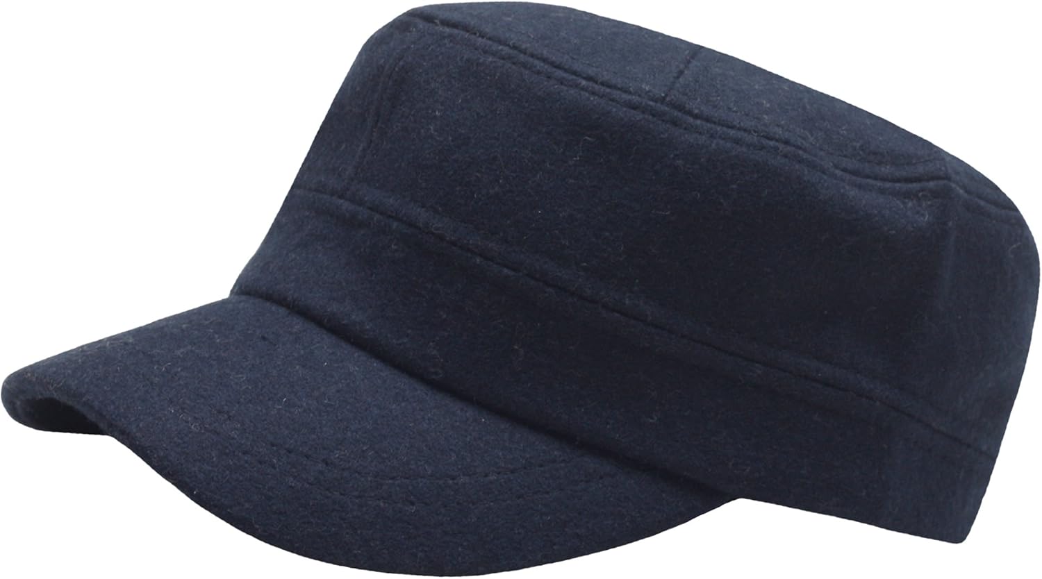 A108 Wool Winter Warm Simple Design Club Army Cap Cadet Military Hat