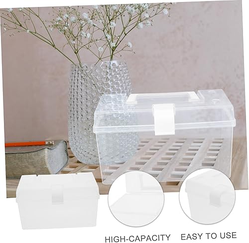 Miniatura 2 de Cabilock Caja de aparejos Organizador Caja de medicamentos Caja vacía de plástico Botiquín de primeros auxilios Caja de primeros auxilios Caja de