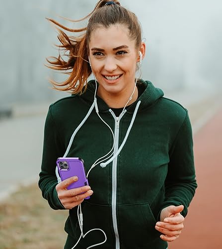 Miniatura 6 de FNTCASE Funda para iPhone 11 Pro-Max Funda protectora para teléfono de doble capa de grado militar a prueba de caídas  Protección resistente a