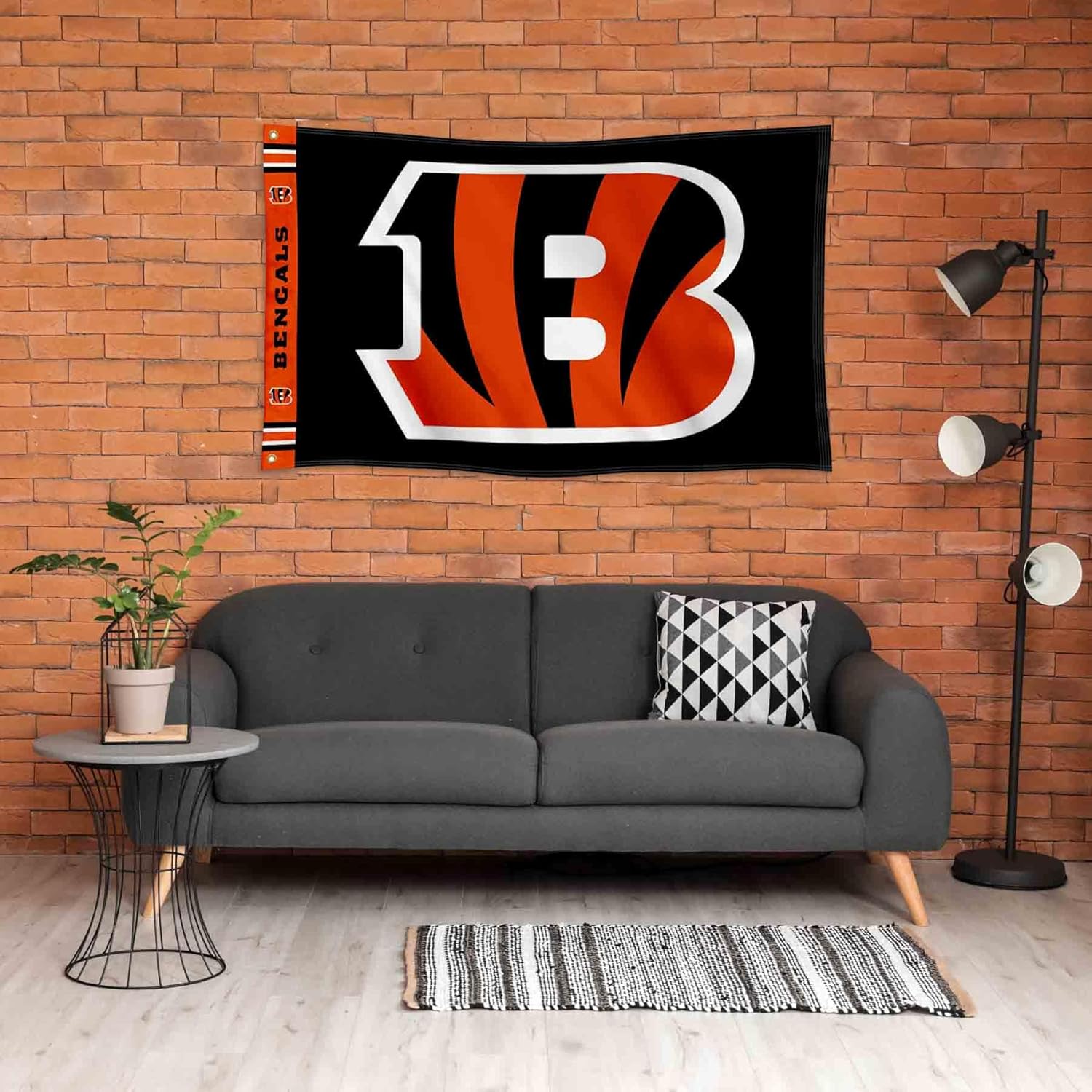 Cincinnati Bengals Printed Header 3x5 Foot Banner Flag - Image 4